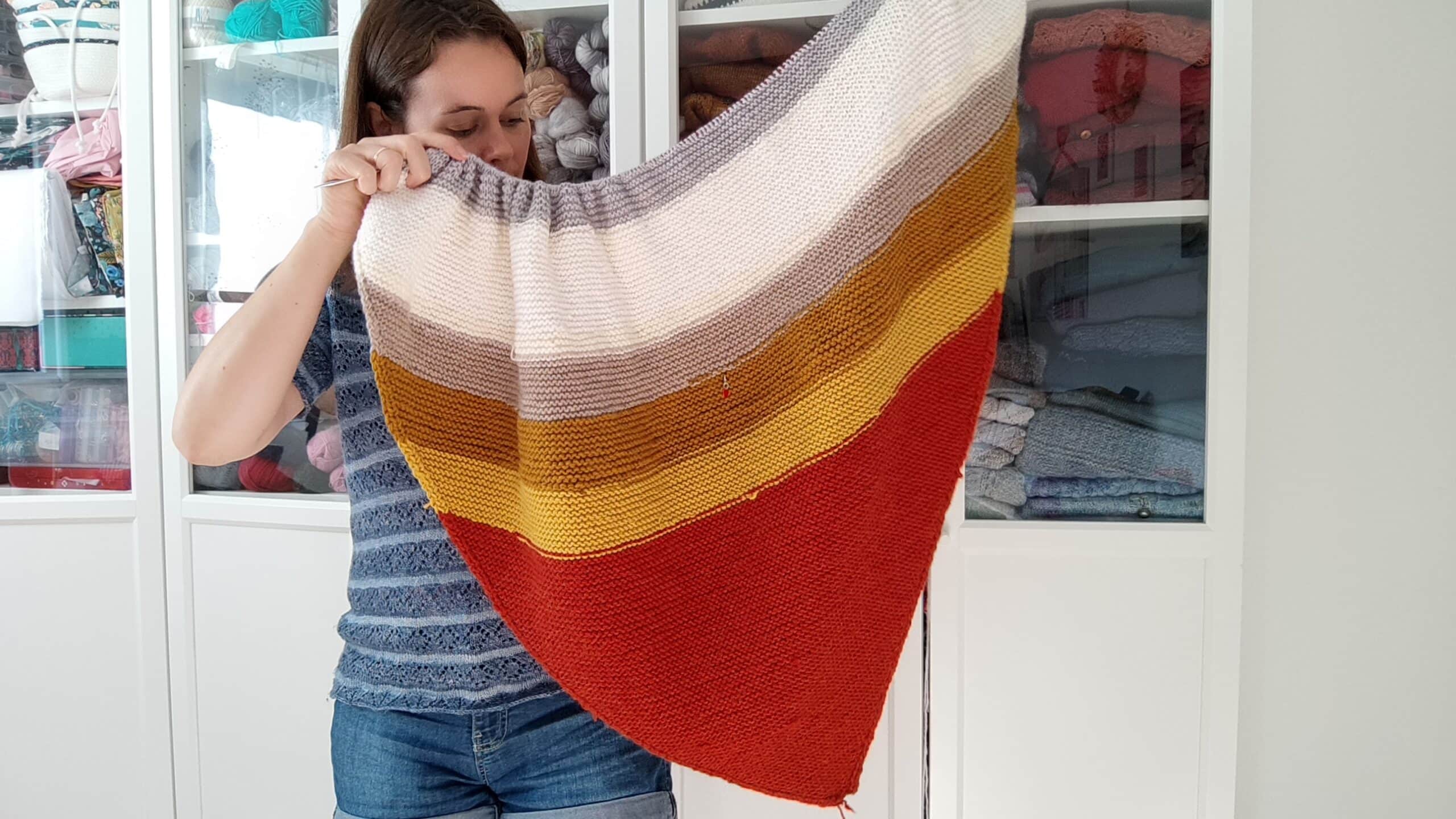 Couverture au tricot - Podcast épisode 50 - Maloraé Designs