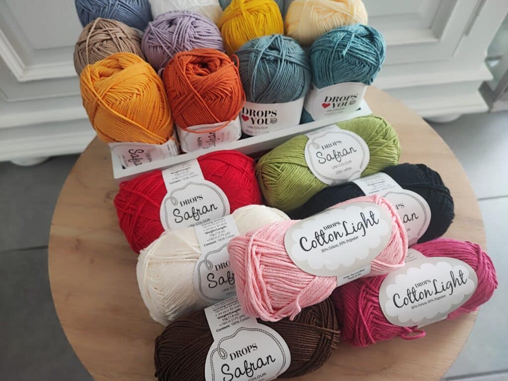Jolies laines - coton Drops - Podcast épisode 50 - Maloraé Designs