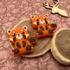 Stoppeurs de mailles Panda roux - Accessoires tricot - Maloraé Designs