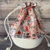 Panier projets tricot - Alice - Rose - Taille M - Accessoire tricot - Maloraé Designs