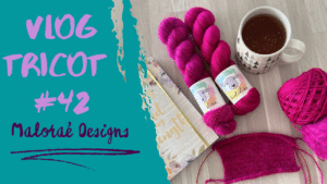 Vlog tricot #42 – Le plein de loisirs créatifs ! - Vidéo tricot - Maloraé Designs