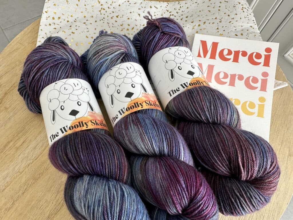 Achat laine - The Woolly skein -  Podcast épisode 56 - Tricot - Maloraé Designs