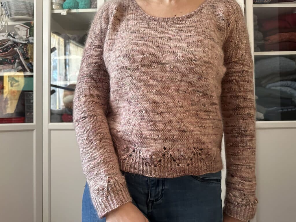 Malva sweater, un duo de pull cosy et féminin ! - Patron de tricot - Version DK - Maloraé Designs