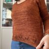 Malva sweater - Patron de tricot femme - version fingering - Maloraé Designs