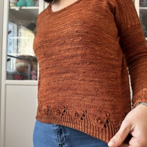Malva sweater - Patron de tricot femme - version fingering - Maloraé Designs