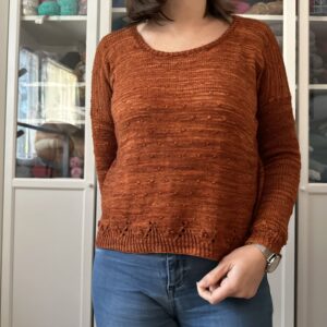Malva sweater - Patron de tricot femme - version fingering - Maloraé Designs
