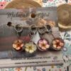 Lot anneaux marqueurs tricot - Fleurs - Accessoires tricot - Maloraé Designs