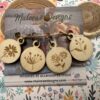 Lot anneaux marqueurs tricot - Bois - Accessoires tricot - Maloraé Designs