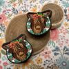 Stoppeurs de mailles - Yaks fleuris - Maloraé Designs