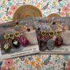 Lot anneaux marqueurs tricot - Pierres - Accessoires tricot - Maloraé Designs