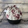 Panier projets tricot - Vintage - base noire - Taille M - Accessoire tricot - Maloraé Designs