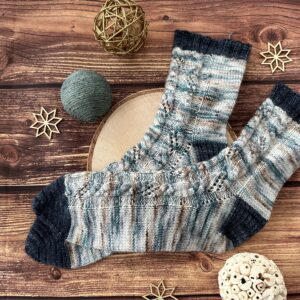 Chaussettes Winterfell - Collection de chaussettes GOT au tricot ! - Patron de tricot - Game of thrones - Maloraé Designs