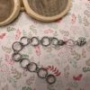 Compte-rangs tricot - Pomme de pin argent - Accessoires tricot - Maloraé Designs