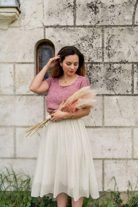 Liseron, un joli top estival tricoté en dentelle ! - Patron de tricot femme - Maloraé Designs
