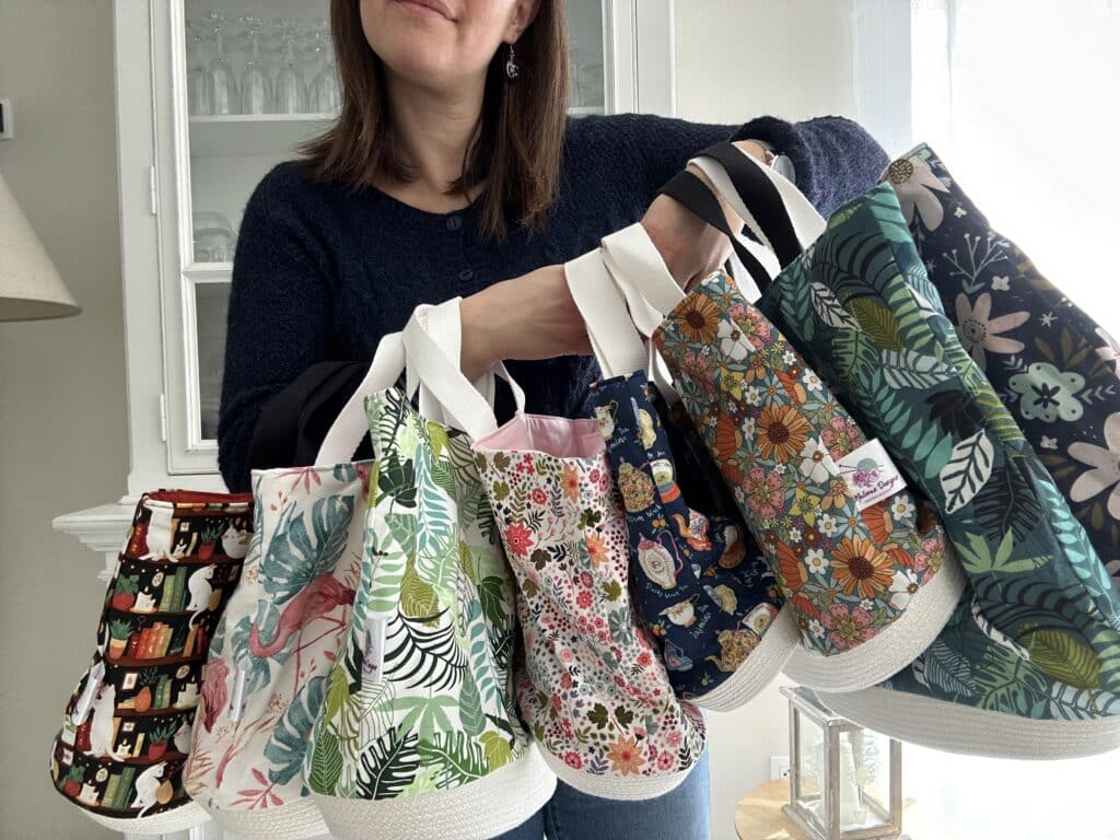 Paniers à projets tricot + Accessoires tricot - Résumé mai 2024 - Un salon tricot et des achats ! - Maloraé Designs