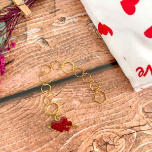 Compte-rangs tricot - Cœurs - Accessoires tricot - Maloraé Designs