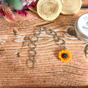 Compte-rangs tricot - Tournesols - Accessoires tricot - Maloraé Designs