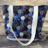 Paniers à projets tricot nomade - Matellassé bleu - Taille L - Accessoires tricot - Maloraé Designs