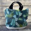 Paniers à projets tricot nomade - Jungle bleu - Taille M - Accessoires tricot - Maloraé Designs