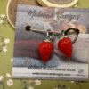 Lots Anneaux marqueurs tricot - Fraises - Accessoires tricot - Maloraé Designs
