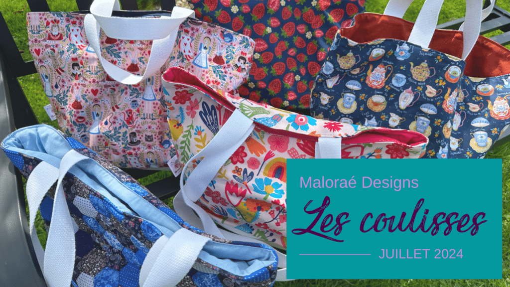 Vlog juillet 2024 – Beaucoup de tricot et des projets terminés ! - Les coulisses - Vidéo tricot - Maloraé Designs
