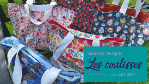 Vlog juillet 2024 – Beaucoup de tricot et des projets terminés ! - Les coulisses - Vidéo tricot - Maloraé Designs