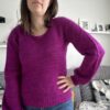 Bougainvillée - Patron de tricot - Pull au tricot pour femme - Mailles d'automne - Maloraé Designs