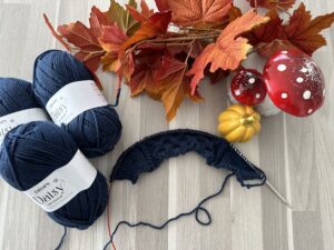 Résumé septembre 2024 – Tricot, gradation de patron et accessoires tricot… - Gilet Acalypha - Tricot - Maloraé Designs