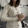 Diosma - gilet au tricot - Patron tricot - Mailles d'automne - Maloraé Designs