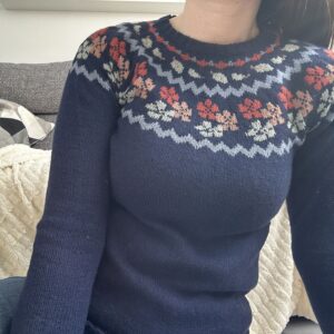 Nature sweater - Patron de tricot - Pull tricot - Mailles d'automne - Maloraé Designs