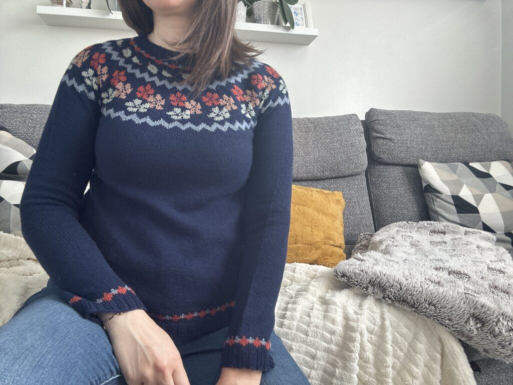 Nature sweater - Patron de tricot - Pull tricot - Mailles d'automne - Maloraé Designs