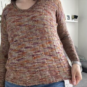 Pansy - Pull au tricot - Patron tricot - Mailles d'automne - Maloraé Designs