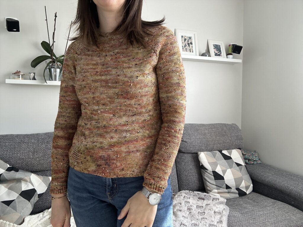 Tweedy sweater - Pull au tricot - Patron tricot - Mailles d'automne - Maloraé Designs