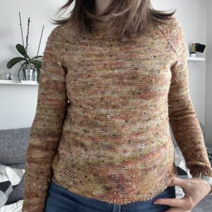 Tweedy sweater - Pull au tricot - Patron tricot - Mailles d'automne - Maloraé Designs