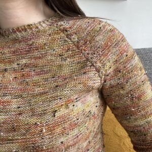 Tweedy sweater - Pull au tricot - Patron tricot - Mailles d'automne - Maloraé Designs