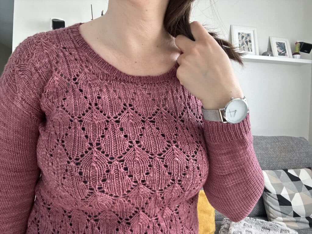Rubra- Pull au tricot - Patron tricot - Mailles d'automne - Maloraé Designs