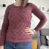 Rubra- Pull au tricot - Patron tricot - Mailles d'automne - Maloraé Designs