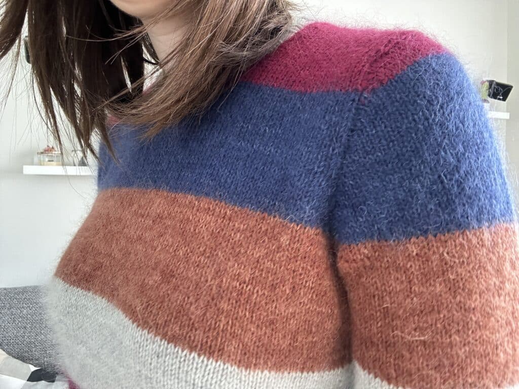 Cléome - Robe au tricot - Patron tricot - Mailles d'automne - Maloraé Designs