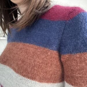 Cléome - Robe au tricot - Patron tricot - Mailles d'automne - Maloraé Designs