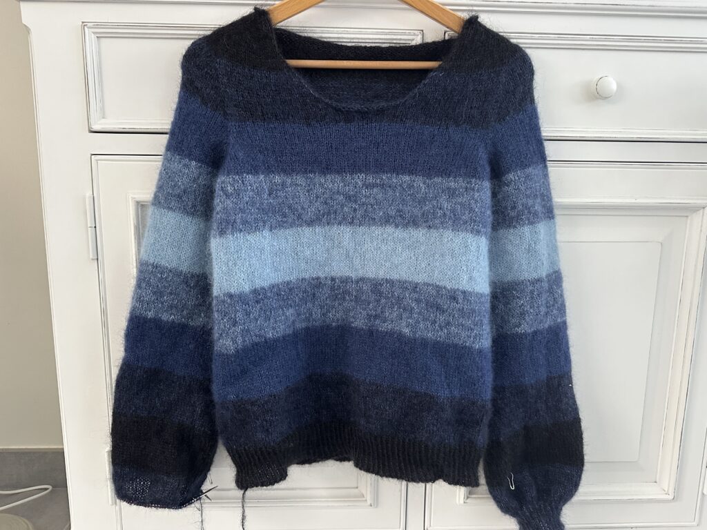 Nigra, un pull aérien au tricot ! (Appel au test) - Patron tricot - Maloraé Designs