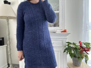 Diervilla, un patron de robe à torsades au tricot ! - Patron de tricot pour femme - Maloraé Designs