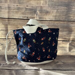 Paniers à projets tricot nomade - Casse-noisette - Taille M - Maloraé Designs