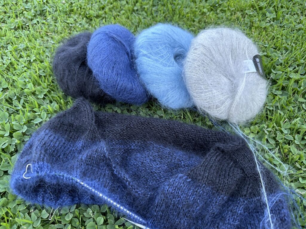 Mohair - Kid silk de Drop - Pull Quiscale - Patron de pull pour femme