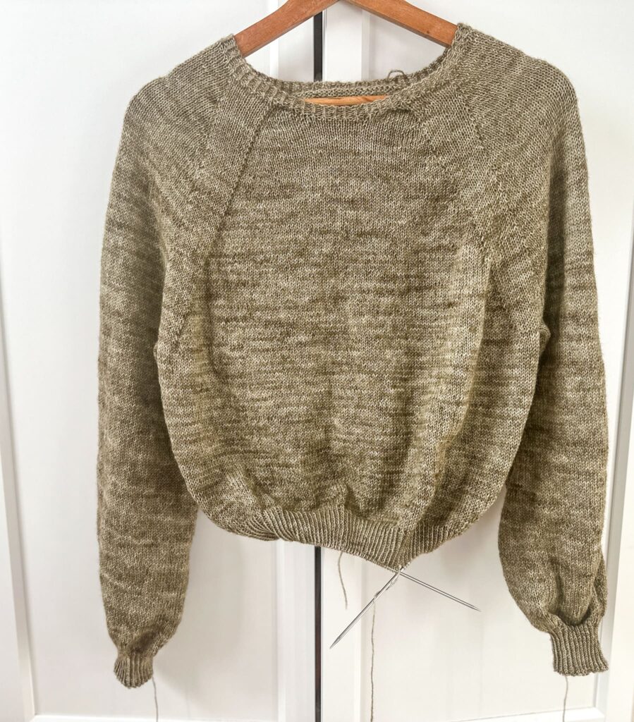 Pull raglan pour Lola - Jersey - Patron de tricot femme - Maloraé Designs