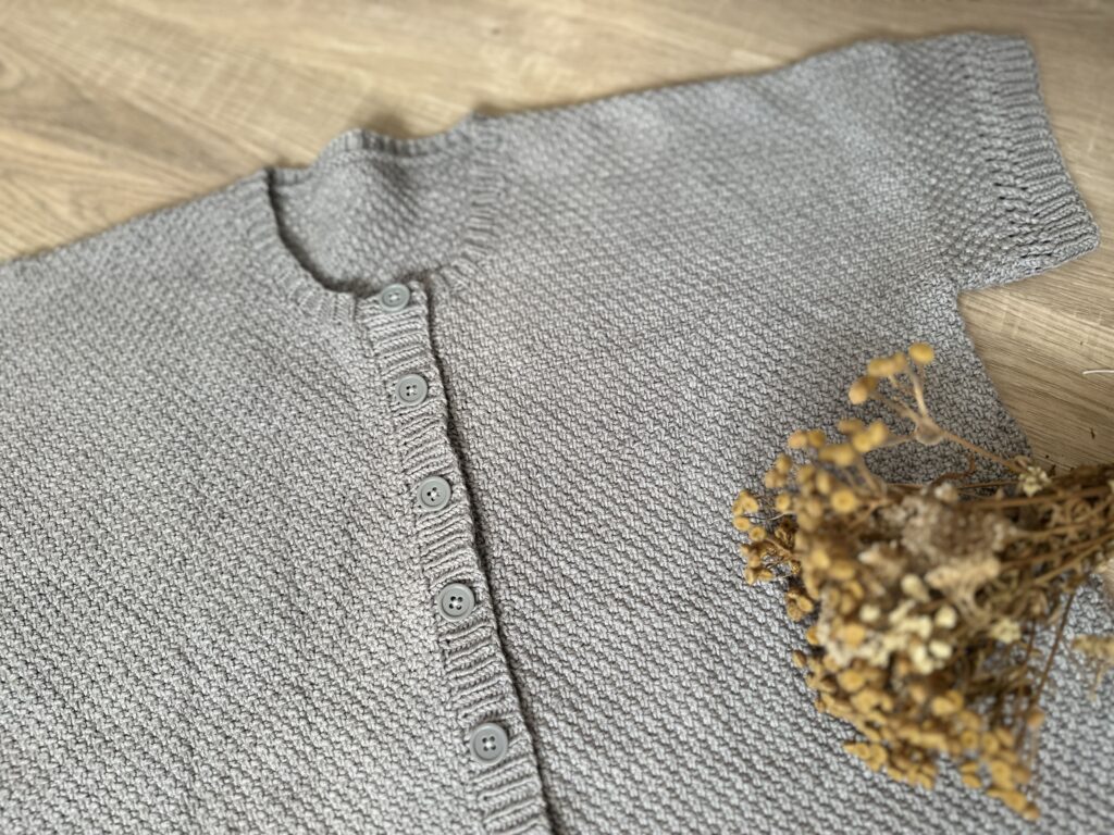 Capelle, un tee-shirt en point de blé ! (Appel au test) - Patron de tricot - Maloraé Designs