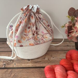 Panier projet tricot - Bois enchanté - Taille M - Accessoires tricot -Maloraé Designs