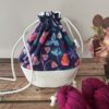 Panier projet tricot - Violet - Taille M - Accessoires tricot -Maloraé Designs