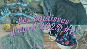 Vlog avril 2025 #2 – Je tricote un peu ! - Les coulisses - Vidéo tricot - Maloraé Designs