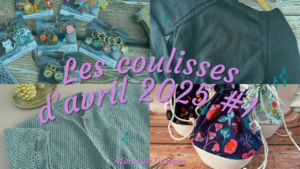 Vlog avril 2025 #1 – Du tricot et un salon laineux! ! - Les coulisses - Vidéo tricot - Maloraé Designs