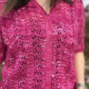 Gaura, un tee-shirt pour femme tricoté en dentelle ! - Patron de tricot - Dentelle - Maloraé Designs